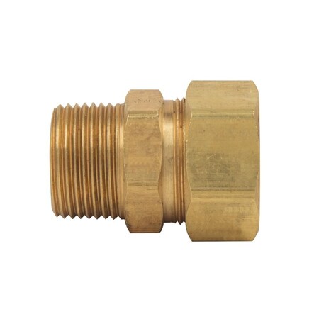 Thrifco Plumbing No. 68-C 7/8 Inch x 3/4 Inch Lead-Free Brass Compression MIP Adapt 4401389